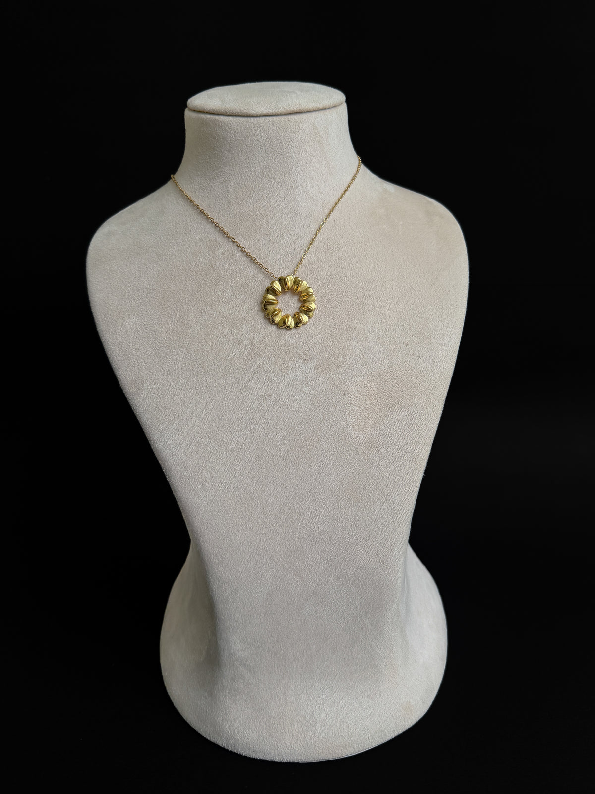 Golden Bagel Necklace