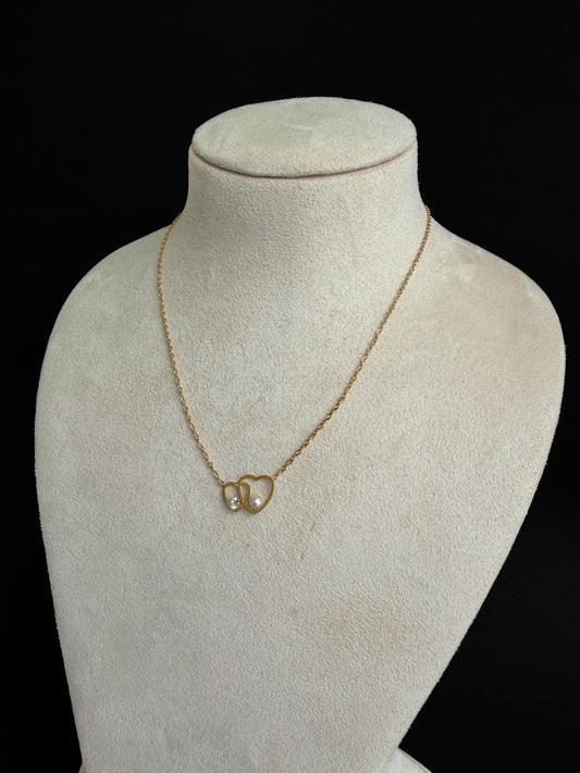 Interlocked Hearts Necklace