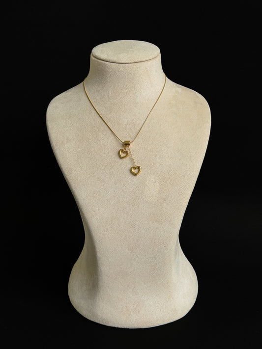 Twin Heart Necklace