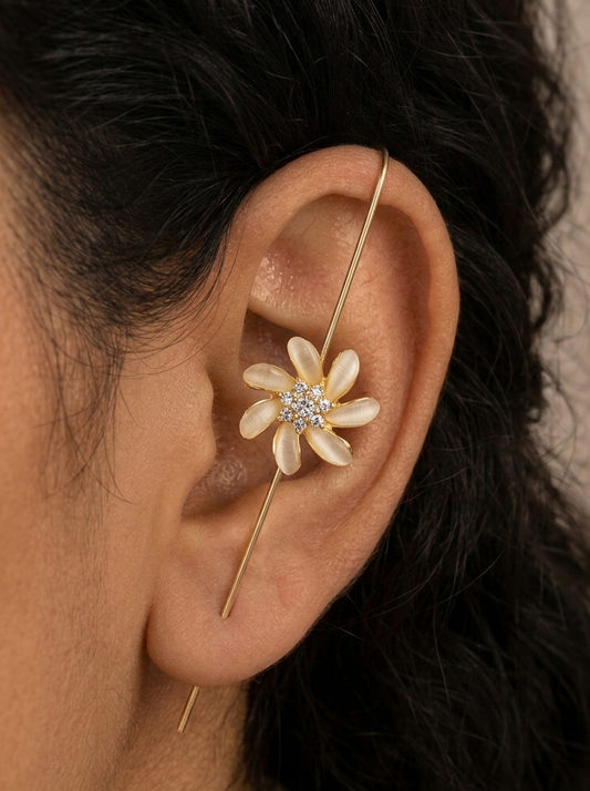 Floral Ear Pin