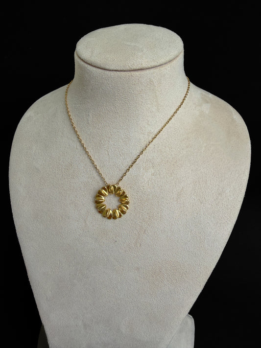 Golden Bagel Necklace