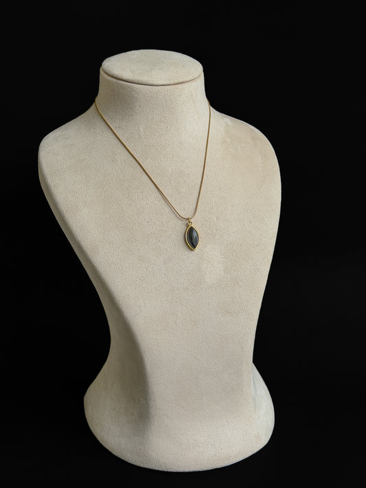 The Midnight Marquise Pendant