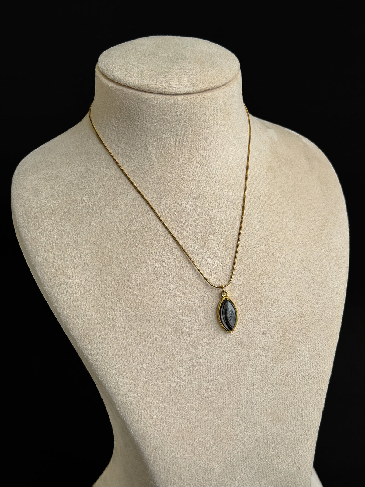 The Midnight Marquise Pendant