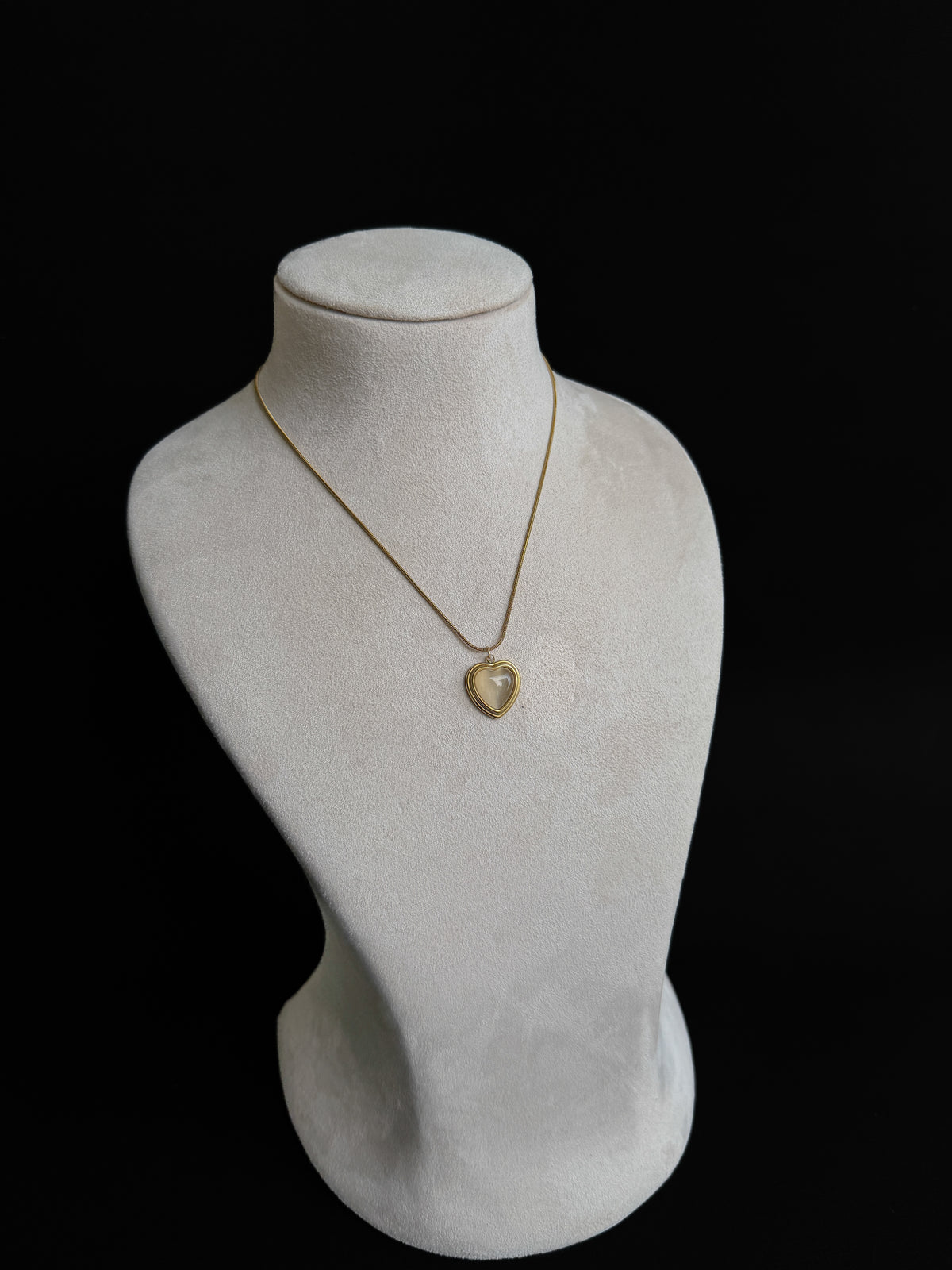 Golden Heart Neck Piece