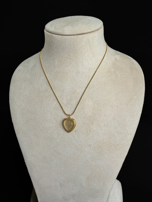 Golden Heart Neck Piece